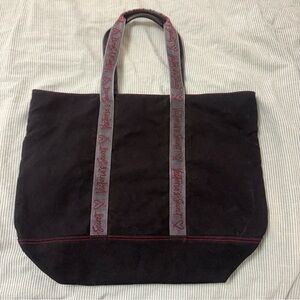 Victoria's Secret Black and Gray Tote Bag